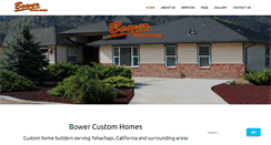 Desktop Screenshot of bowercustomhomes.com